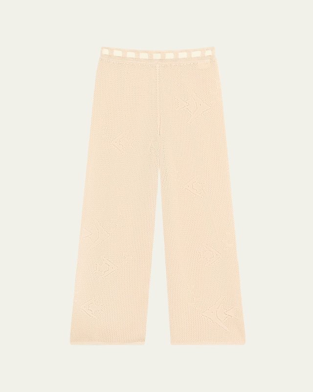 Angel Fish Knit Lace Joggers